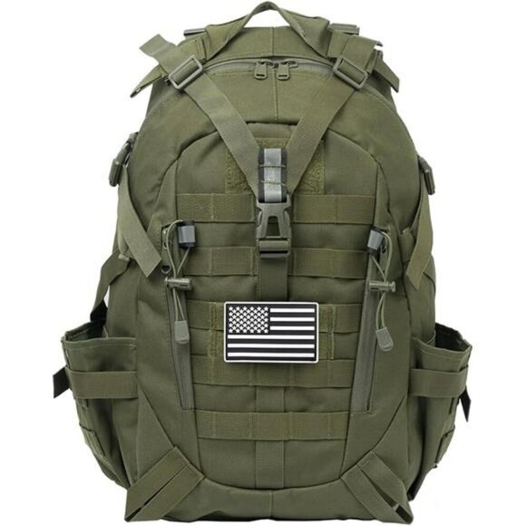 Tactical Molle Backpack Hiking Camping Travel Daypack Military Gear Bag - Picture 5 of 5